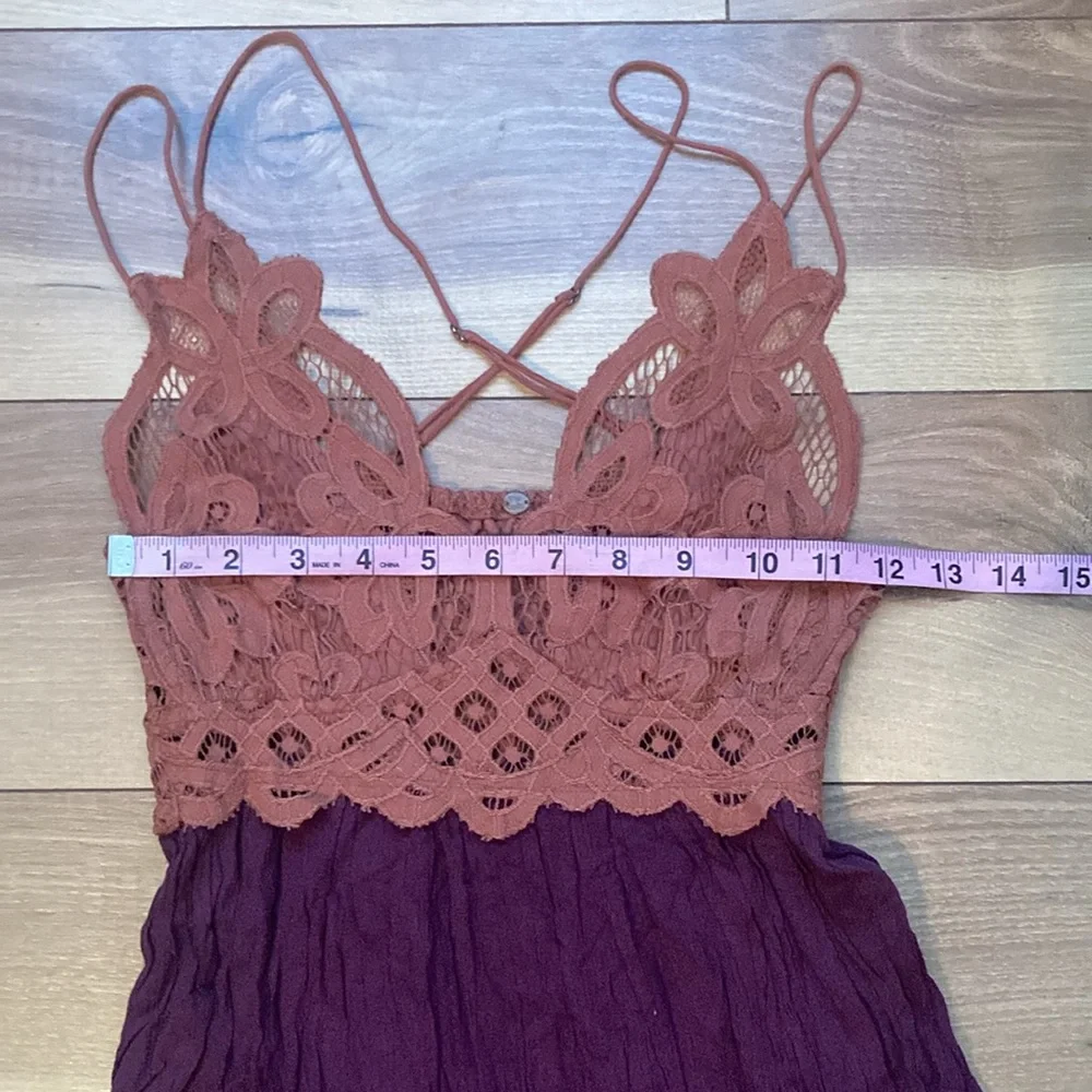 Free People Adella Mini Slip Dress